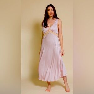 Olivaceous pink slip dress, size S